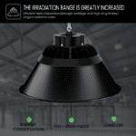 aluminium reflector led high bay 200W zwart