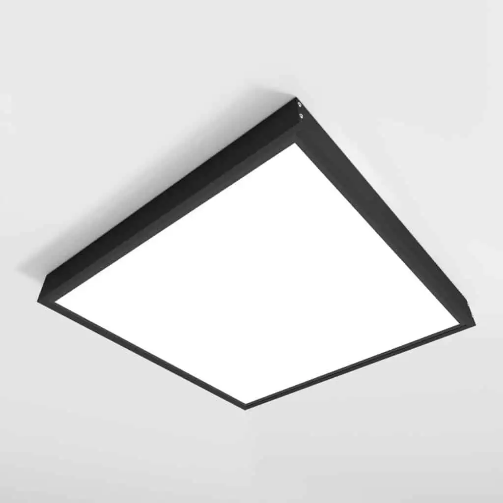 LED-Paneel Aufbau-Frame 60×60 Schwarz