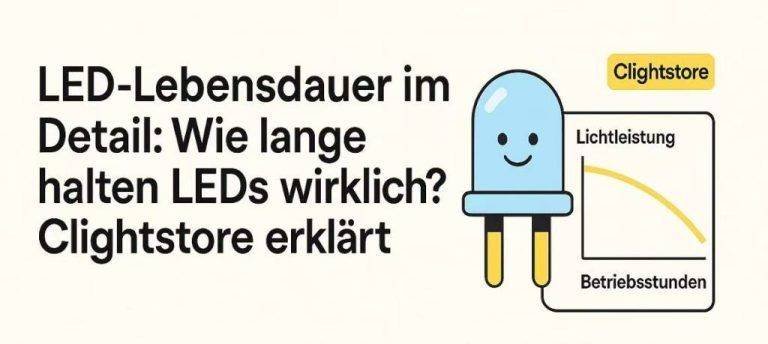 LED-Lebensdauer: Wie lange halten LEDs wirklich?