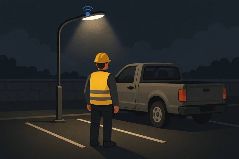 LED Beleuchtung für Parkplätze