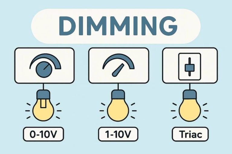 Unterschied 0-10V, 1-10V und Triac dimmbar bei LED-Beleuchtung