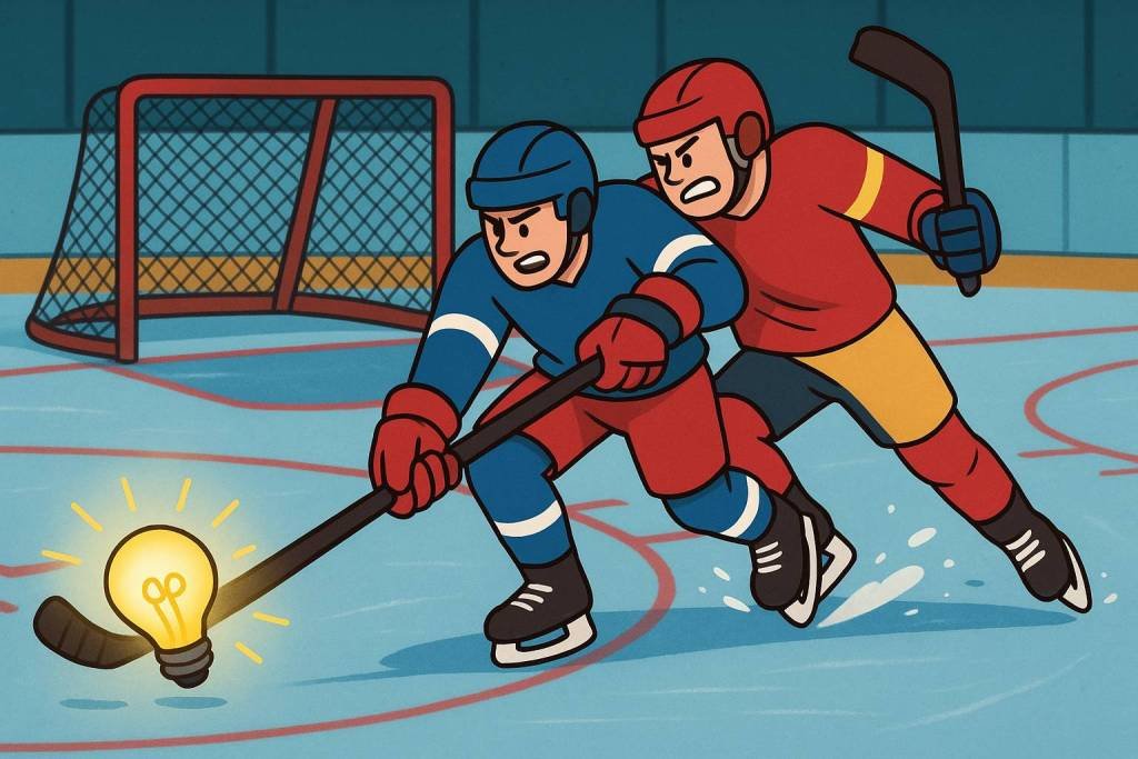 Jetzt auf flimmerfreie LED-Beleuchtung für Eishockeyfelder