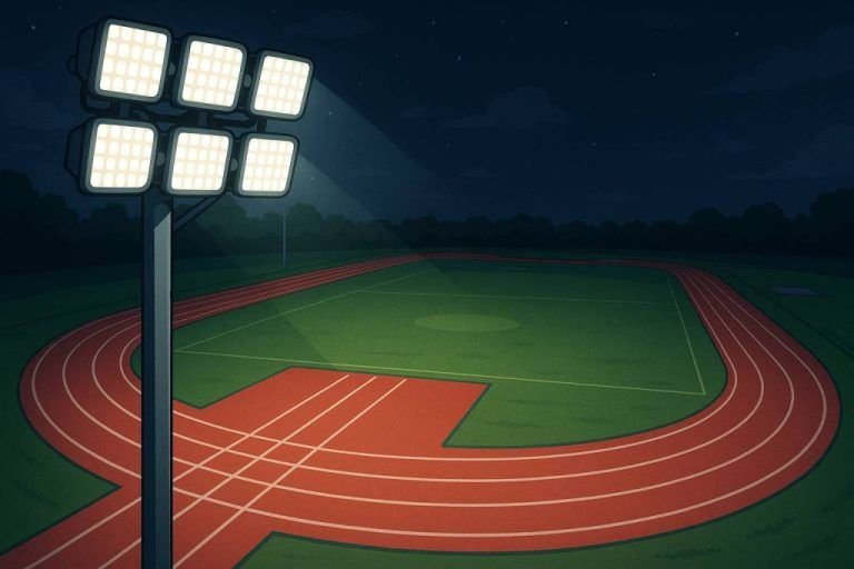 LED-Beleuchtung für Leichtathletikanlagen