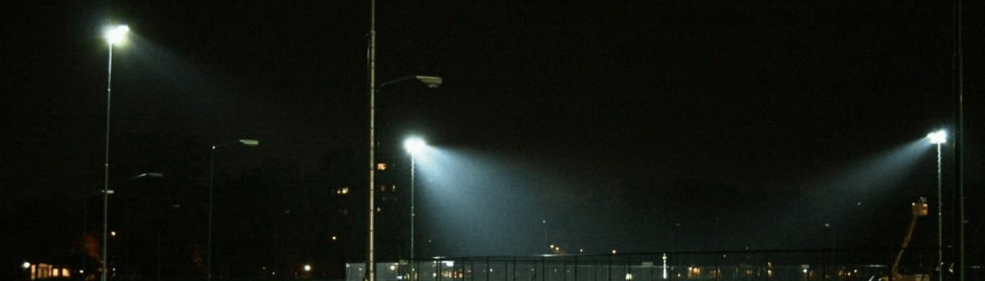 Sportplatz Beleuchting
